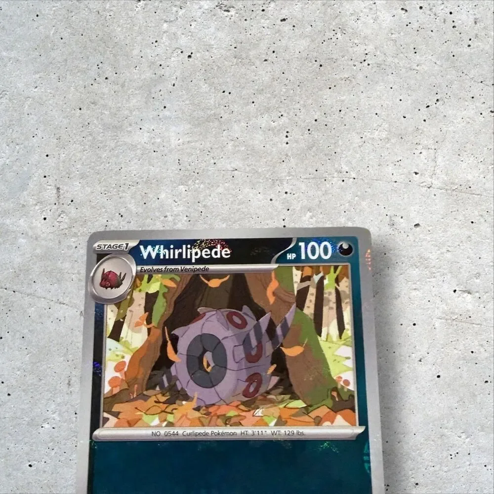 Pokemon WHIRLIPEDE 055/086 - Black Bolt - Poke Ball Pattern - MINT